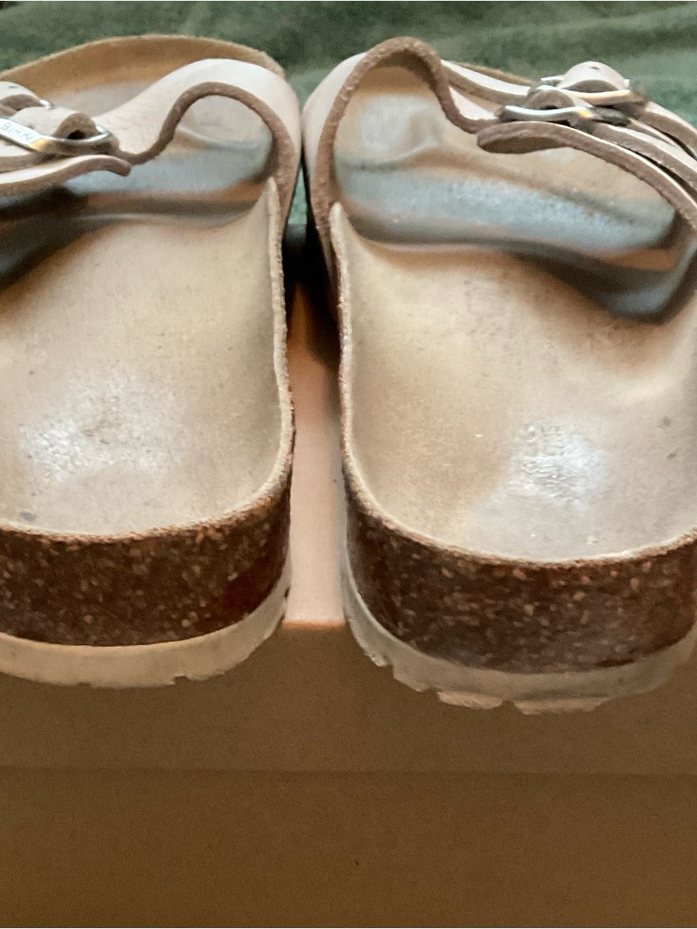 White Birkenstock Double-Buckle Sandals for Women - Picture 2 of 5